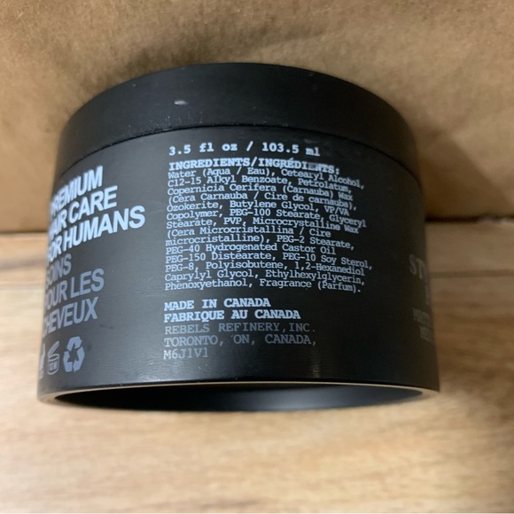 New! Rebels Refinery Hair Styling Paste Matte Finish Medium Hold 3.5oz 103.5ml - Picture 3 of 6